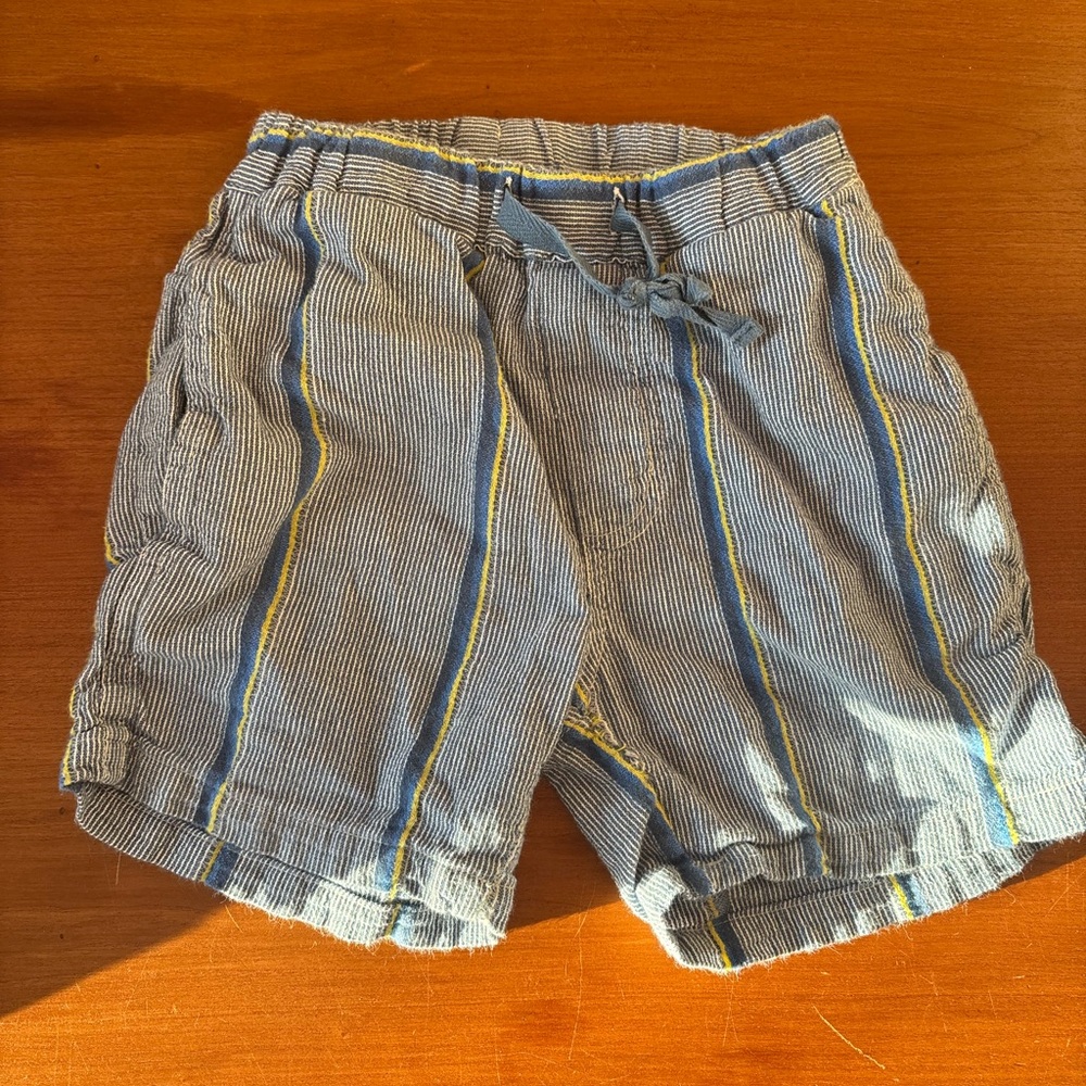 my little cozmo cotton striped Shorts with Drawstring 2T